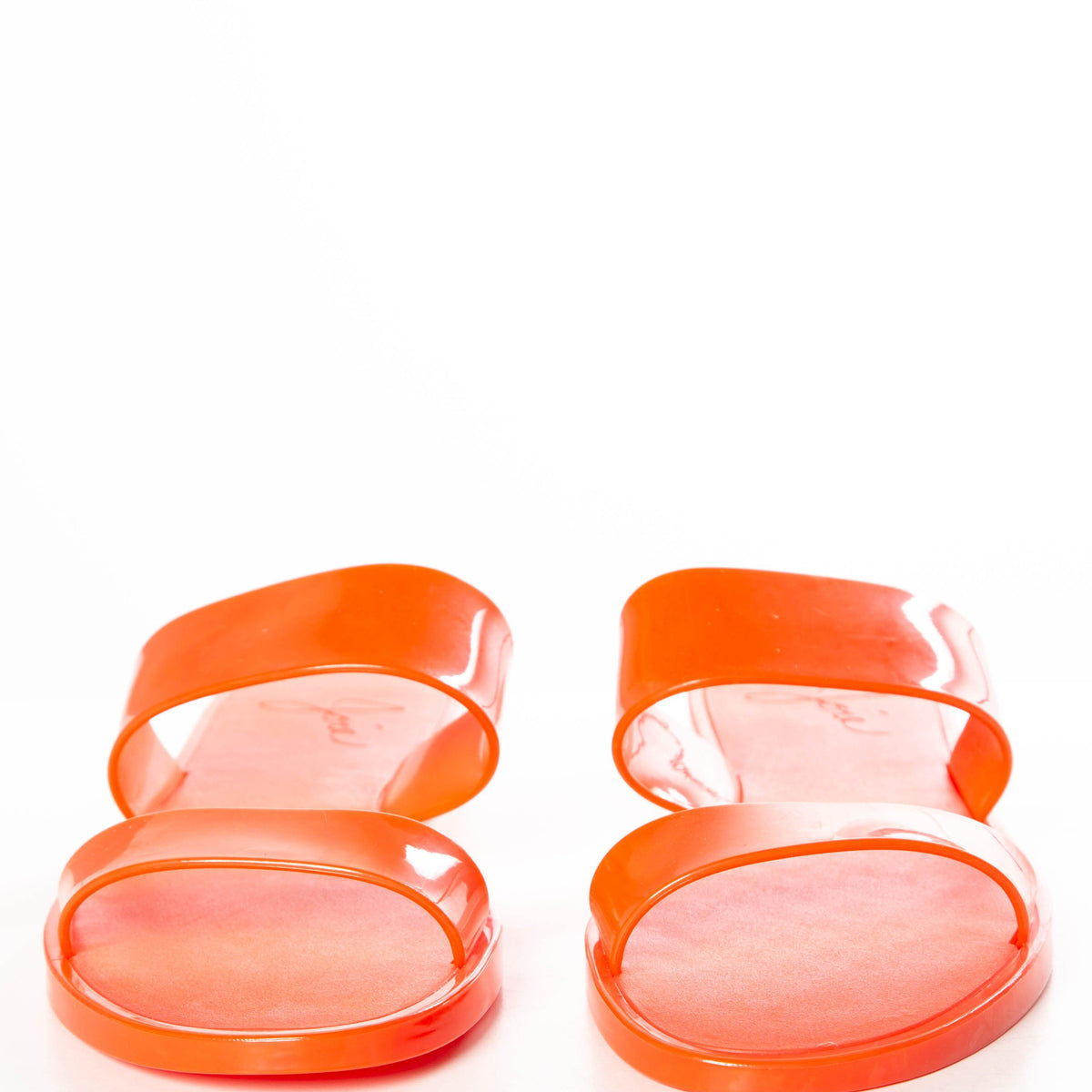 Joie Orange Rubber Slide Sandals SZ 39 Sale