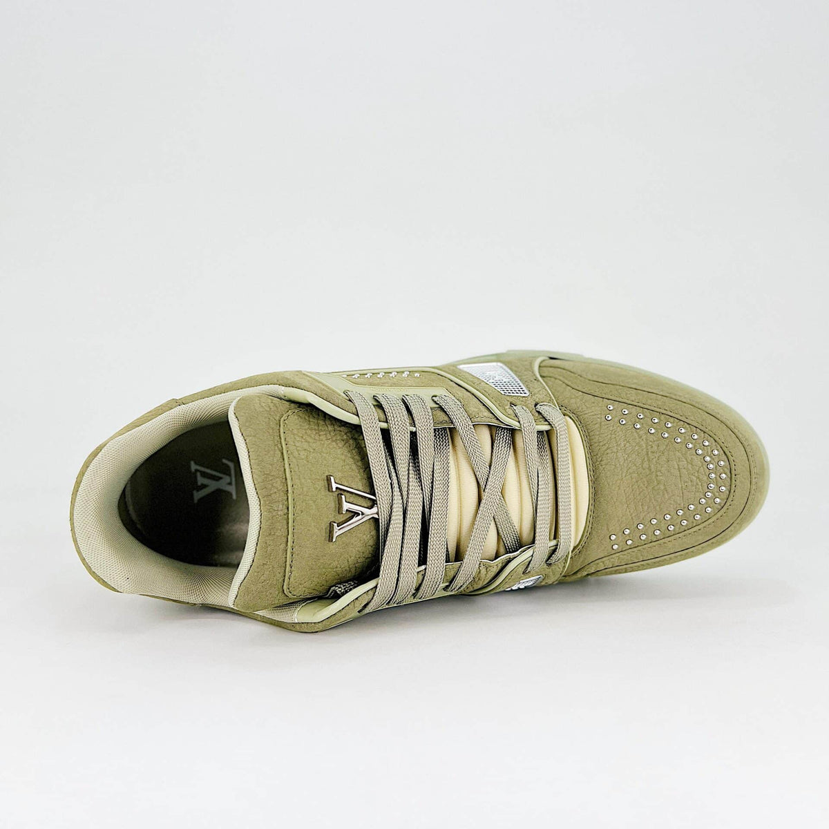 LV LV TRAINER SNEAKER GREEN 1ADHA1