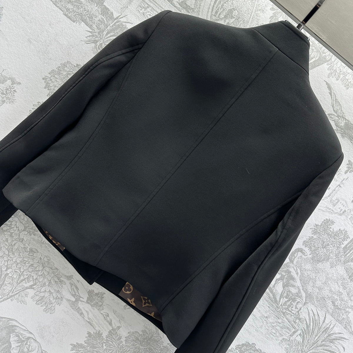 LV LV BUTTON OFFICER JACKET BLACK 1AGOKI