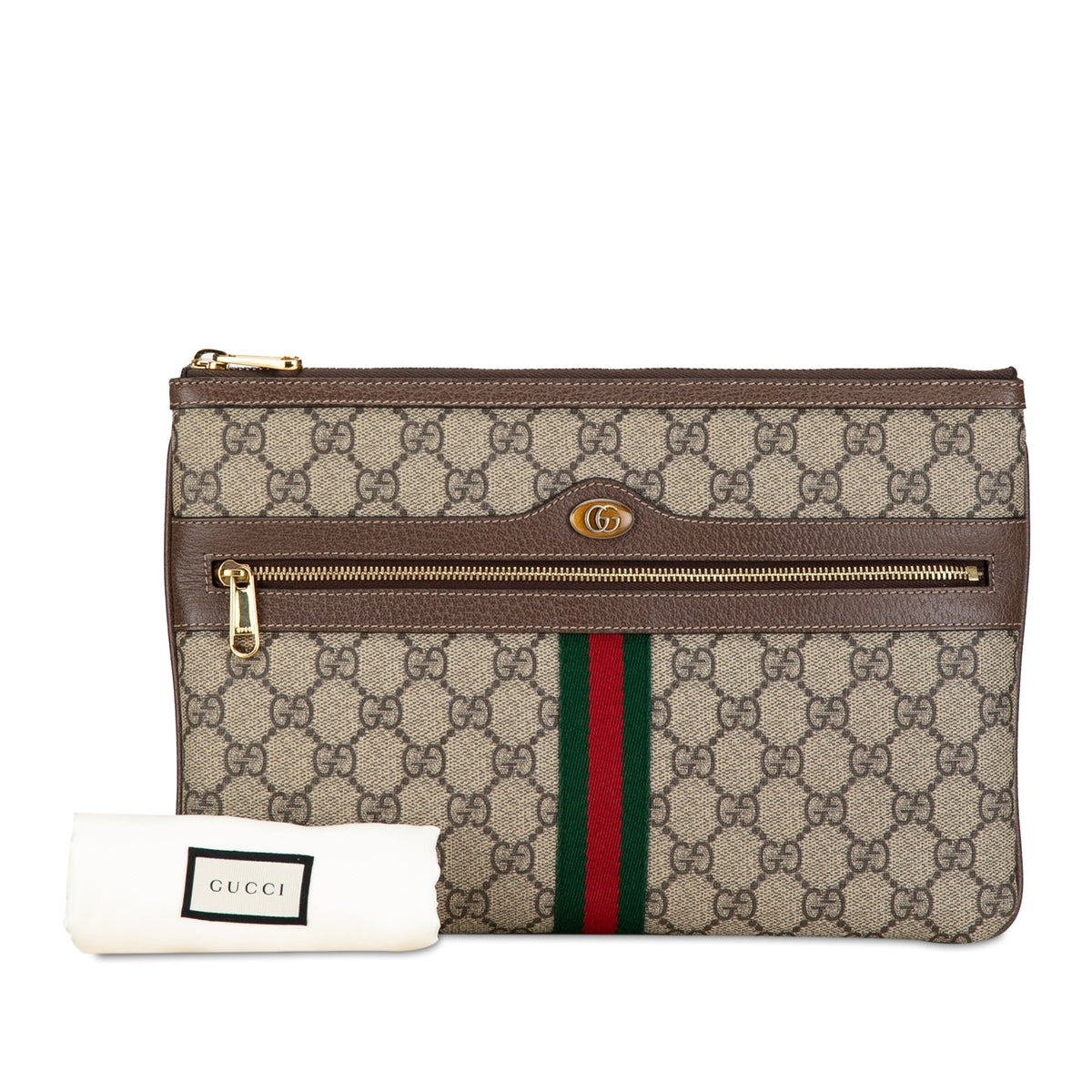 GUCCI GG Supreme Ophidia Clutch Clutch Bag
