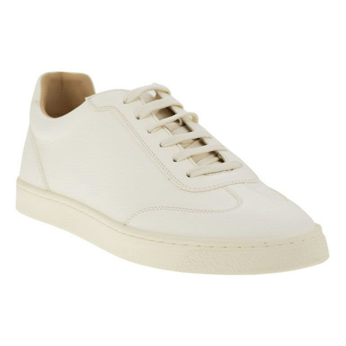 DEERSKIN TRAINERS WITH LATEX SOLE