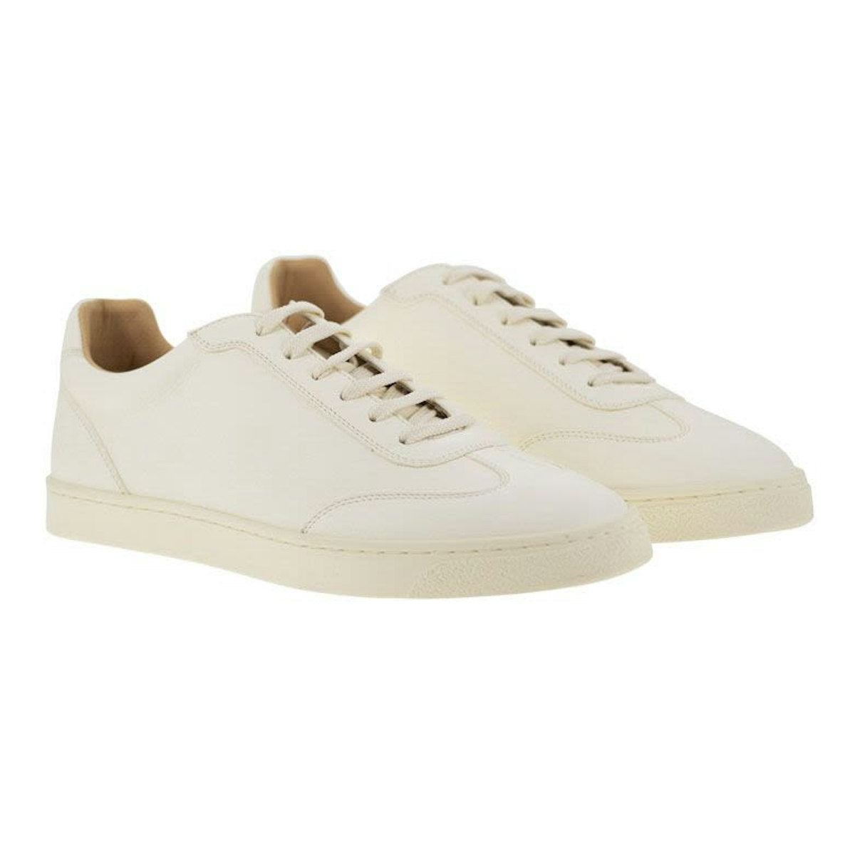 DEERSKIN TRAINERS WITH LATEX SOLE
