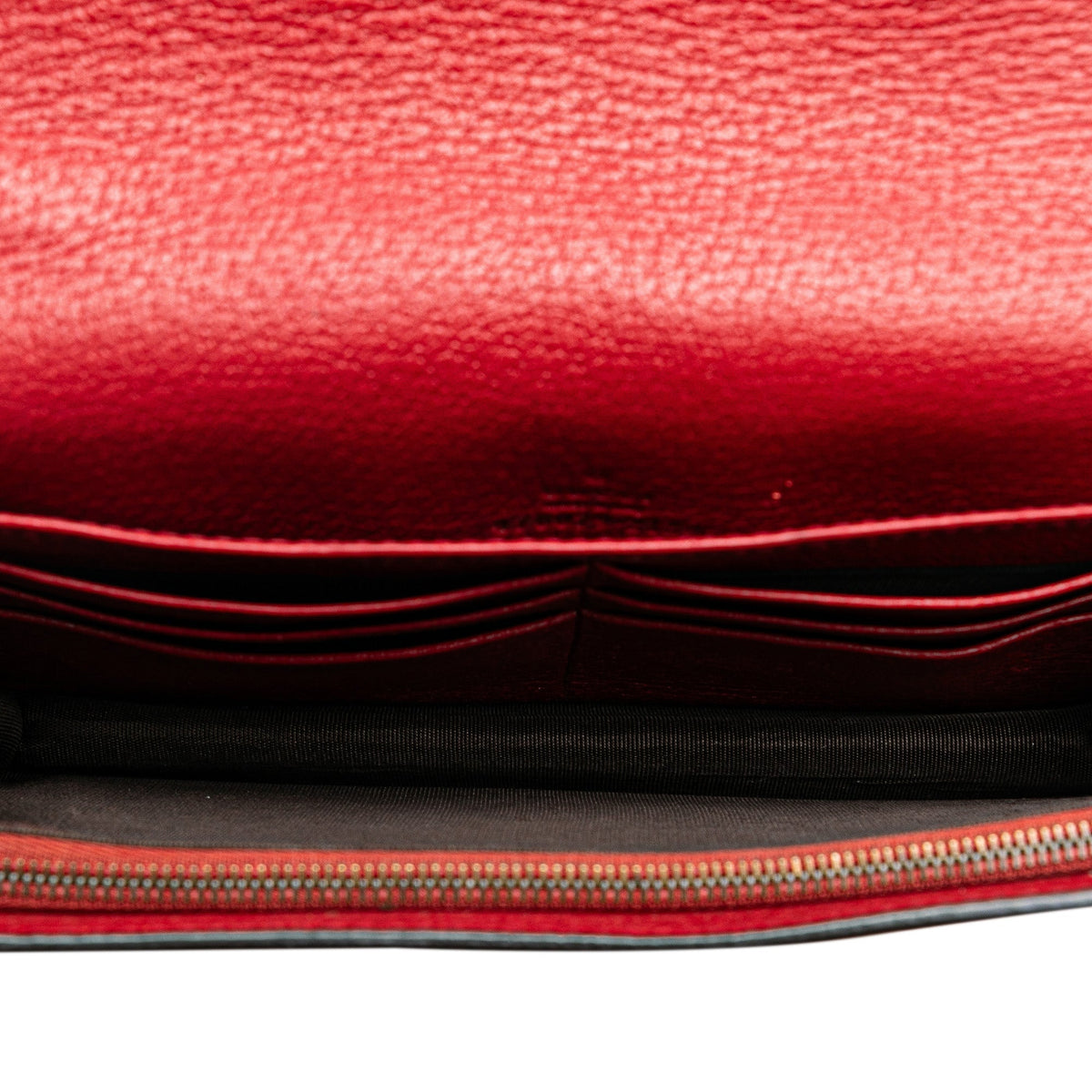 GUCCI GG Supreme Queen Margaret Wallet on Chain Crossbody Bag