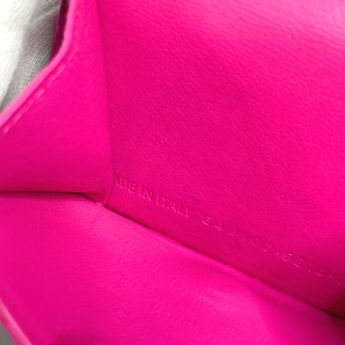 balenciaga Neo Classic Mini Wallet Leather Pink