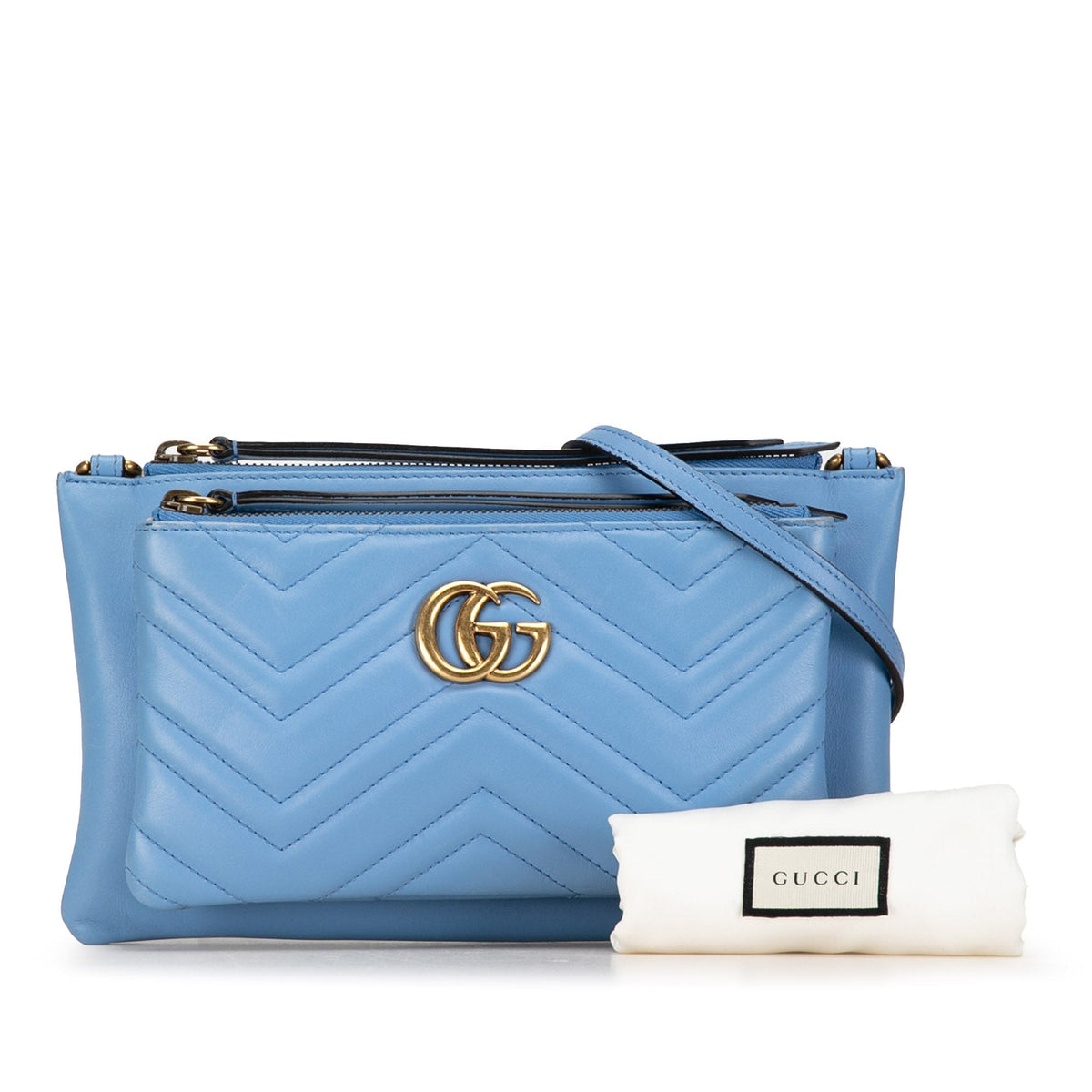 GUCCI Mini GG Marmont Matelasse Crossbody Crossbody Bag