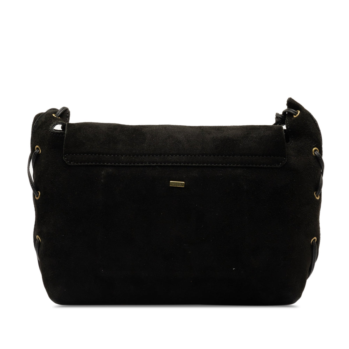 GUCCI Suede Heart Crossbody Crossbody Bag