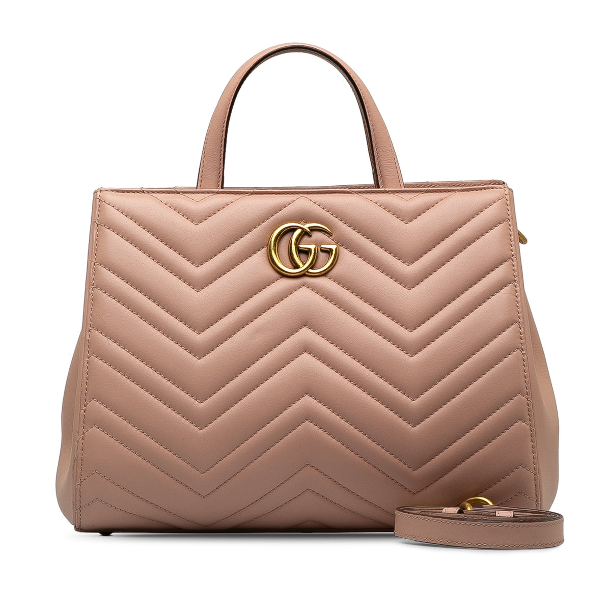 GUCCI Medium GG Marmont Matelasse Tote Satchel