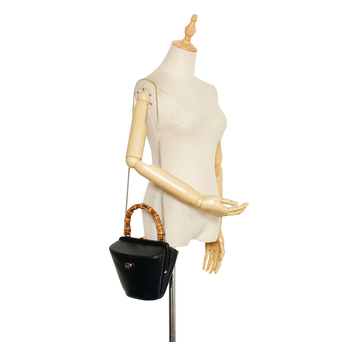 GUCCI Bamboo Mini Marina Bucket Bag