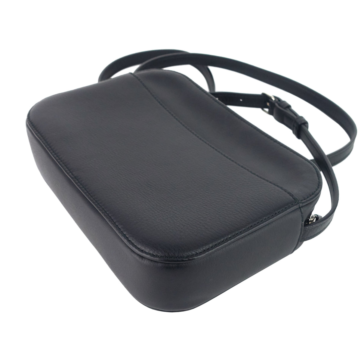 balenciaga Medium Calfskin Leather Camera Bag