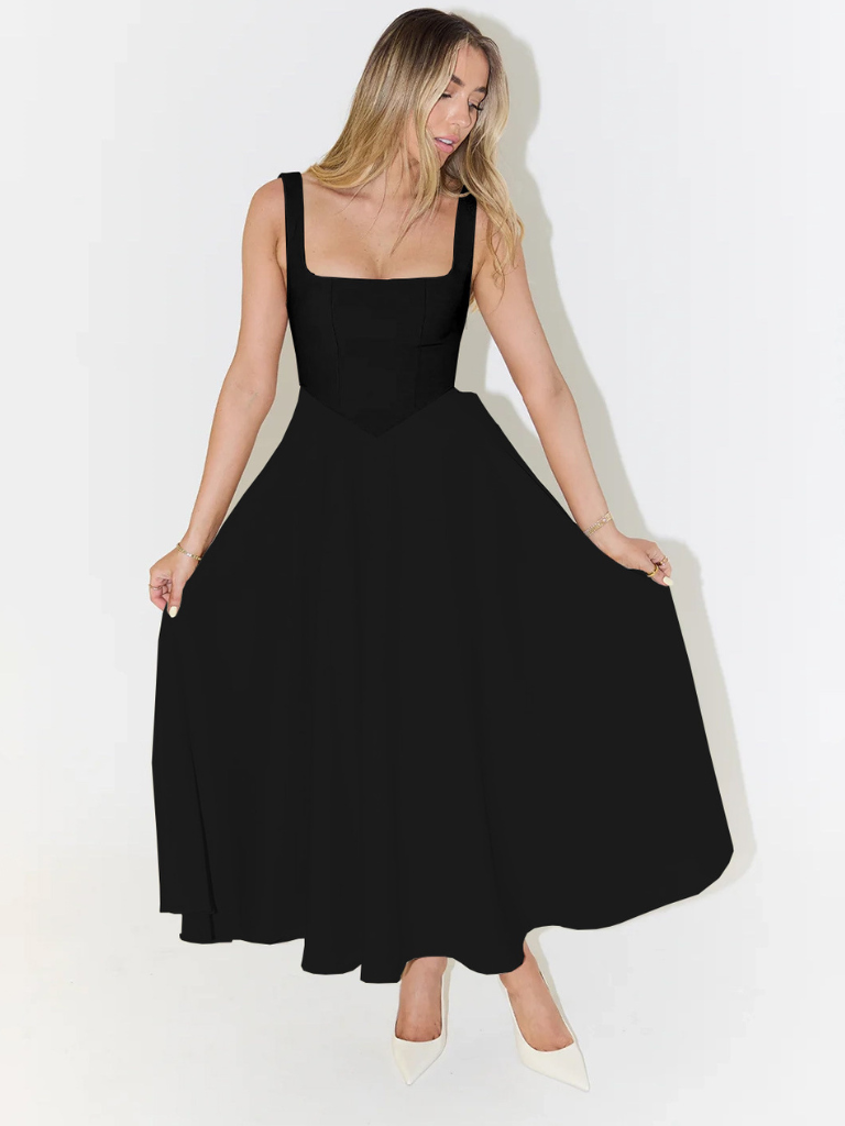 Scarlett Grace | Elegant Midi Dress