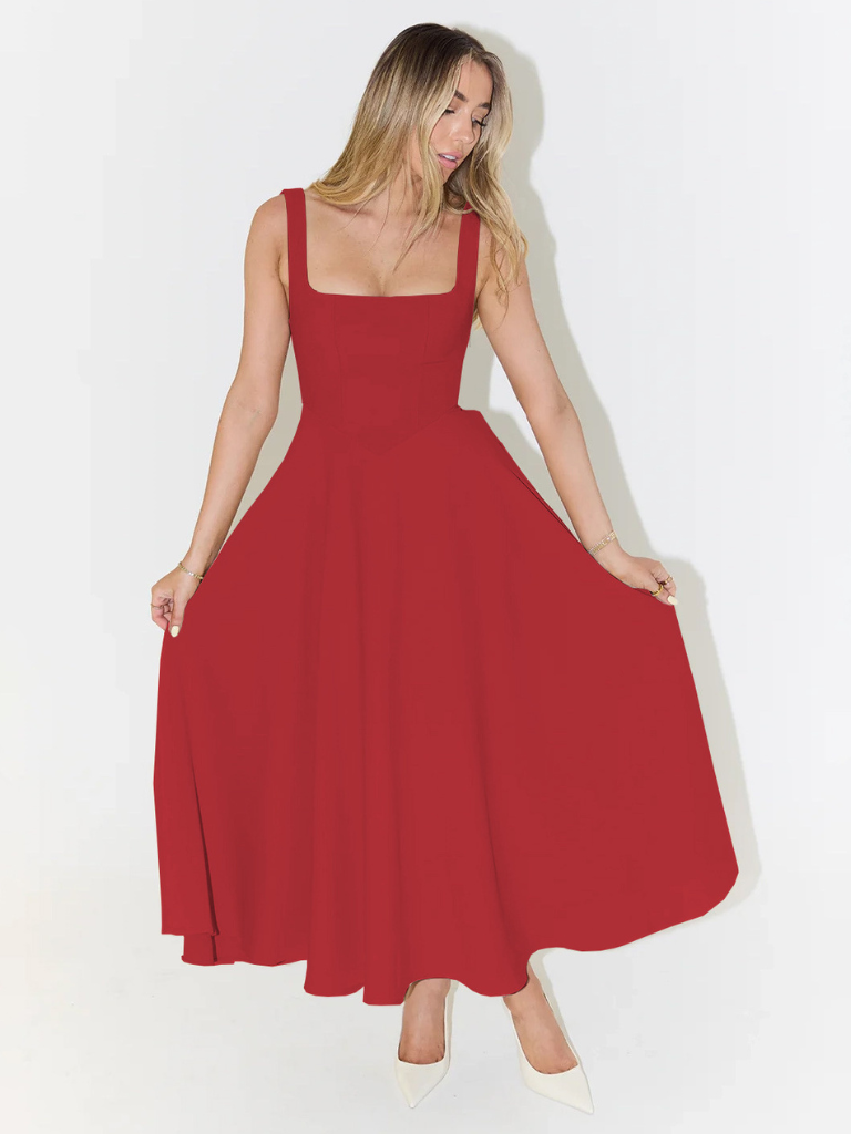 Scarlett Grace | Elegant Midi Dress