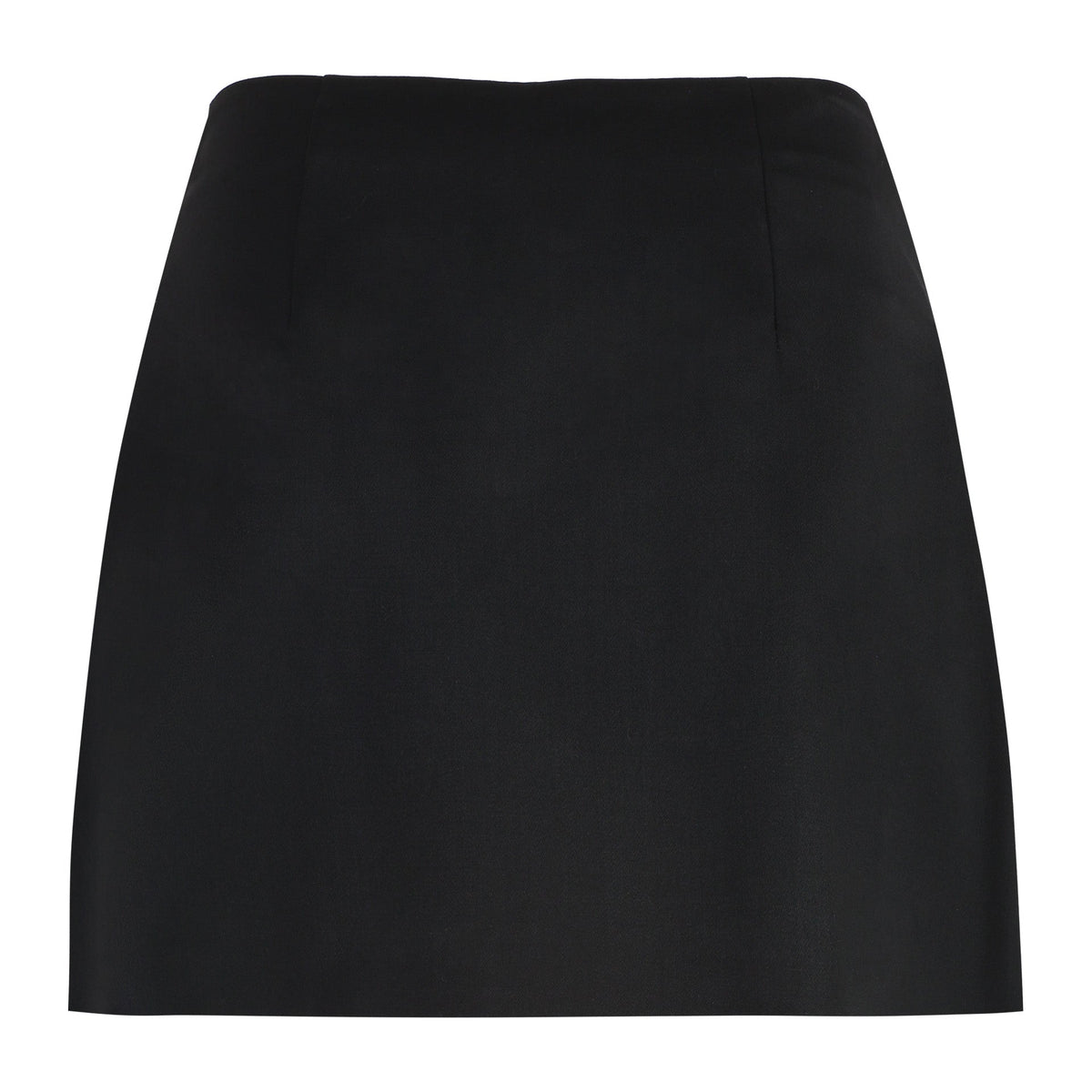 PRADA Elegant Wool Mini Skirt for Women - SS25 Collection