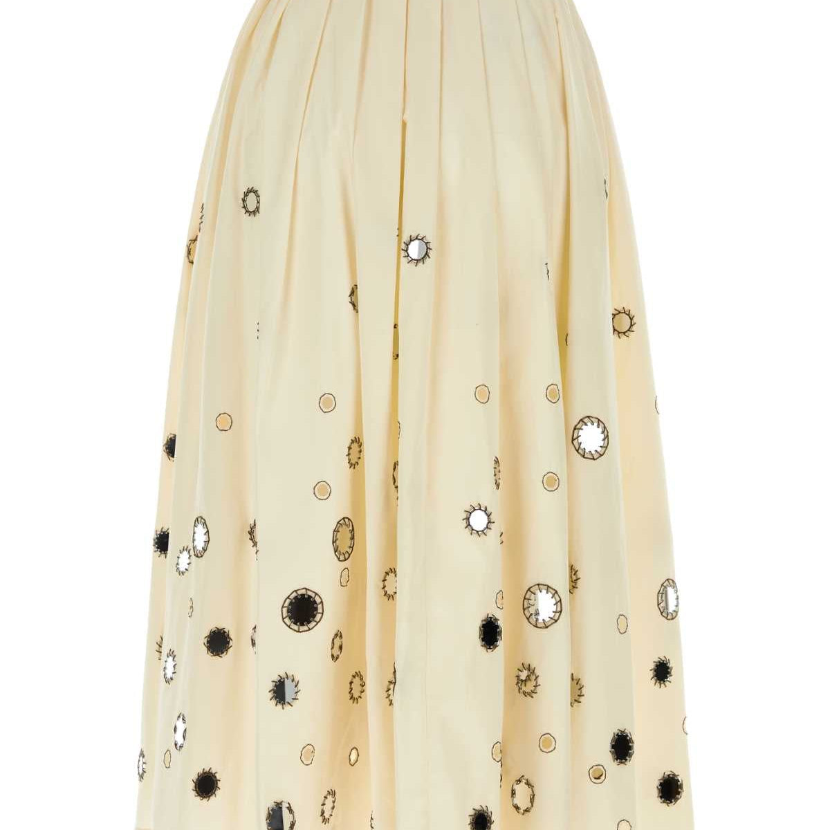 PRADA Cotton Mini Skirt for Women - FW24