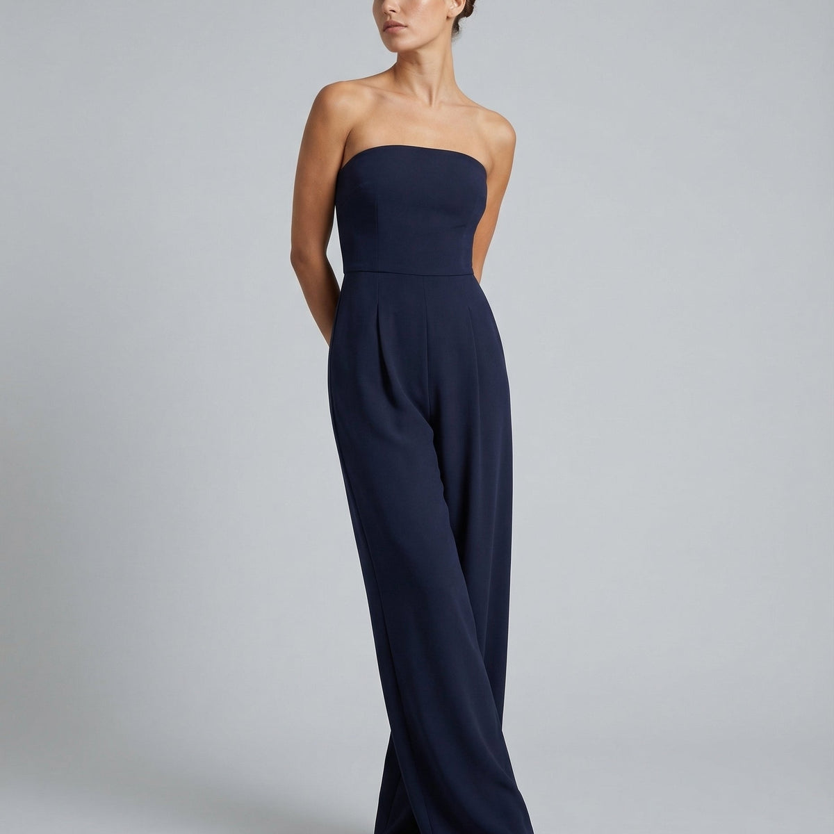 Arlette | Strapless Wide-Leg Jumpsuit