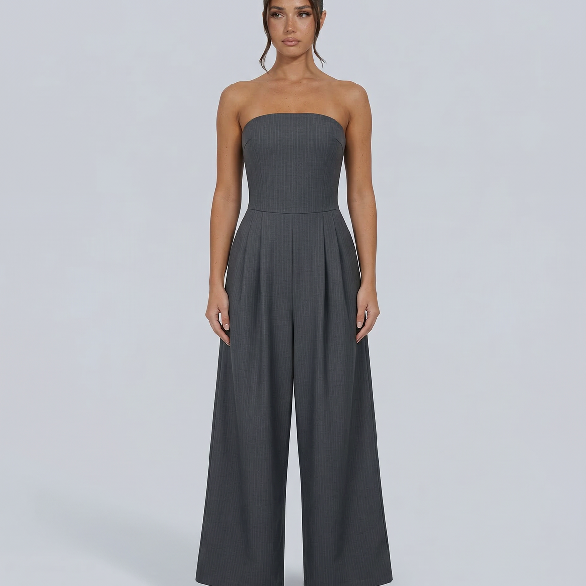 Arlette | Strapless Wide-Leg Jumpsuit