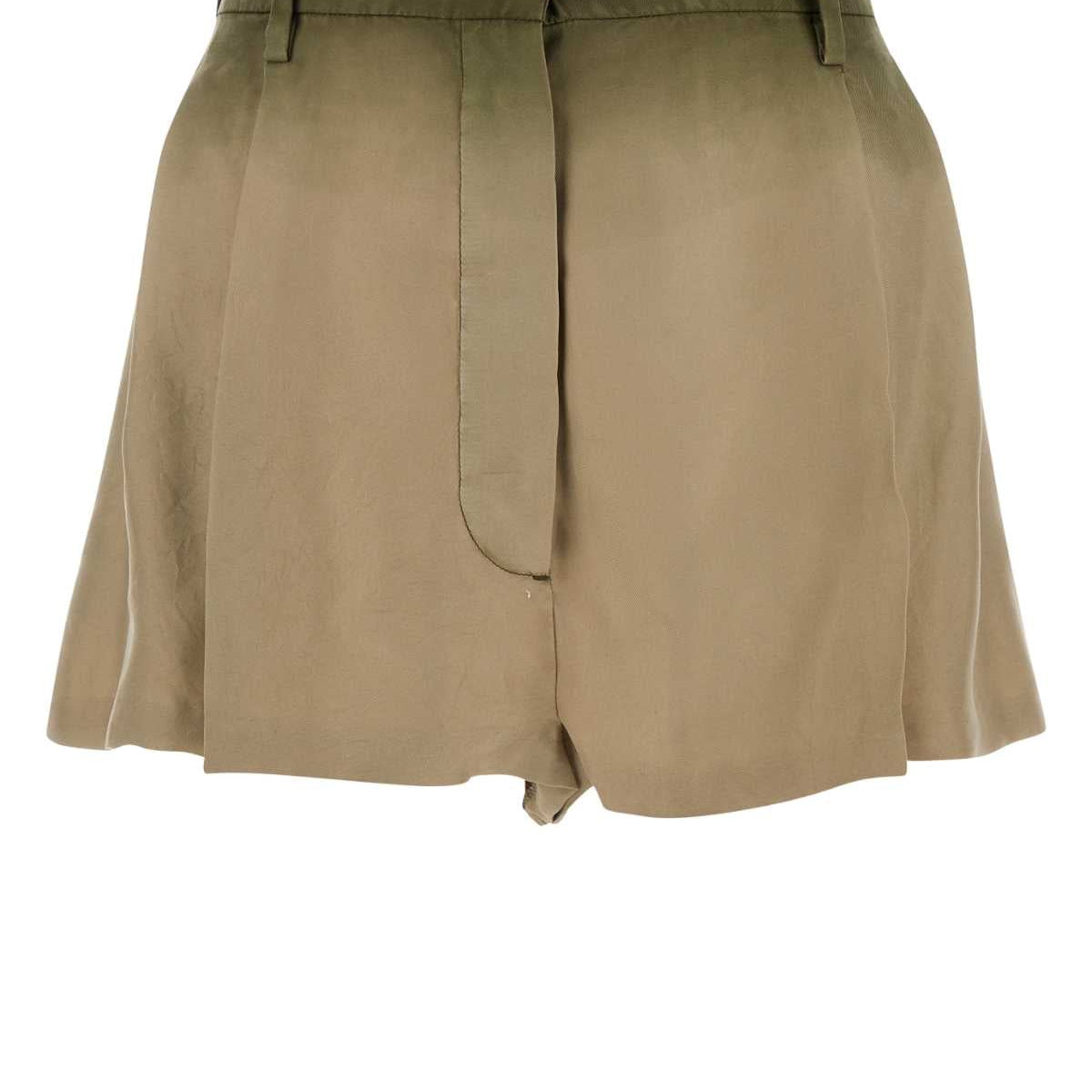 PRADA Silk Mini Shorts