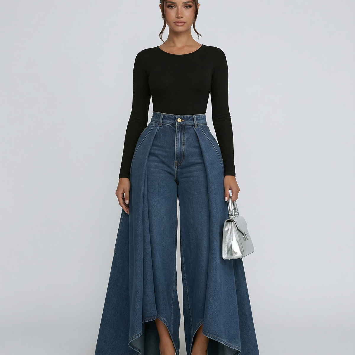 Calira | High-Waisted Wide-Leg Jeans