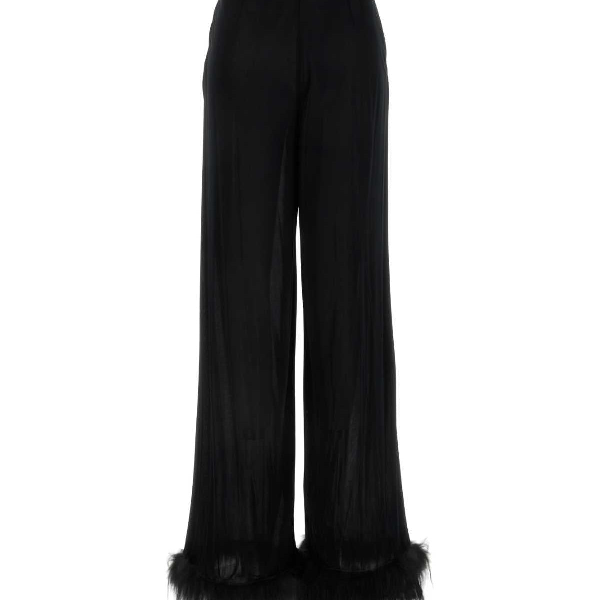 PRADA Wide-Leg Satin Pants for Women
