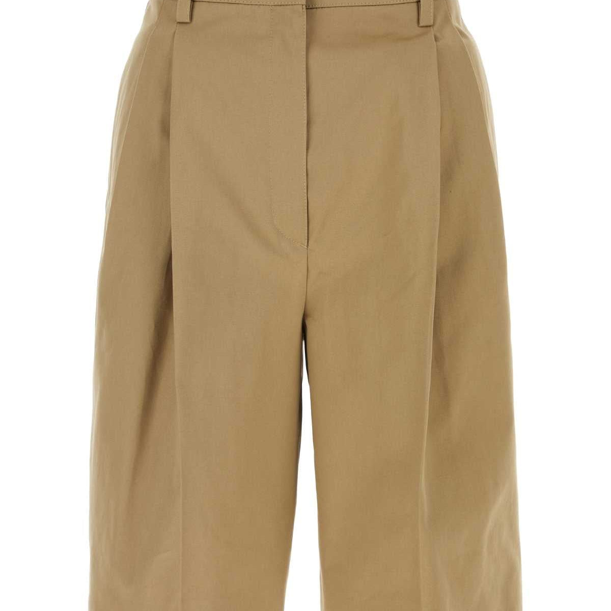 PRADA Cotton Bermuda Shorts for Women - FW24 Collection