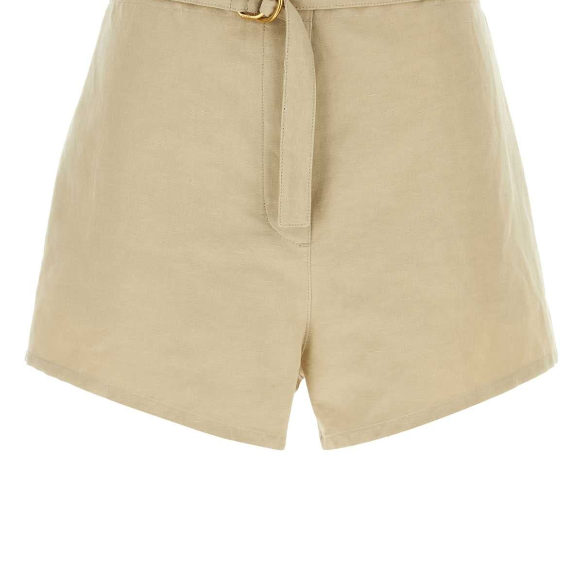 PRADA Cotton Blend Mini Shorts for Women