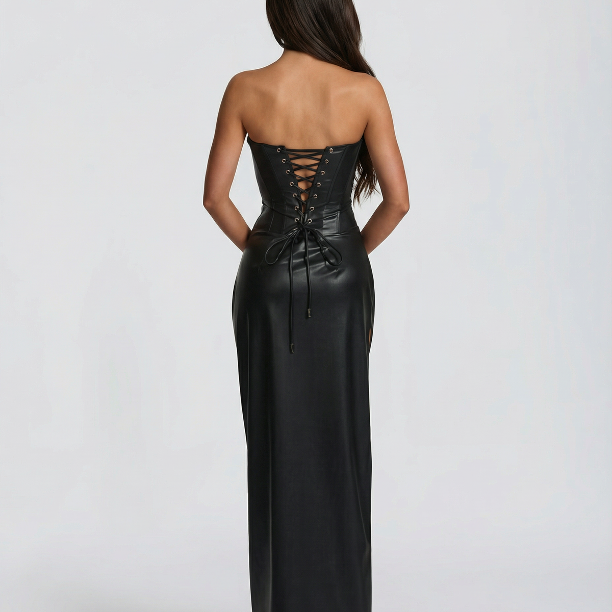 Alana | Maxi Dress with Strapless Corset Bodice