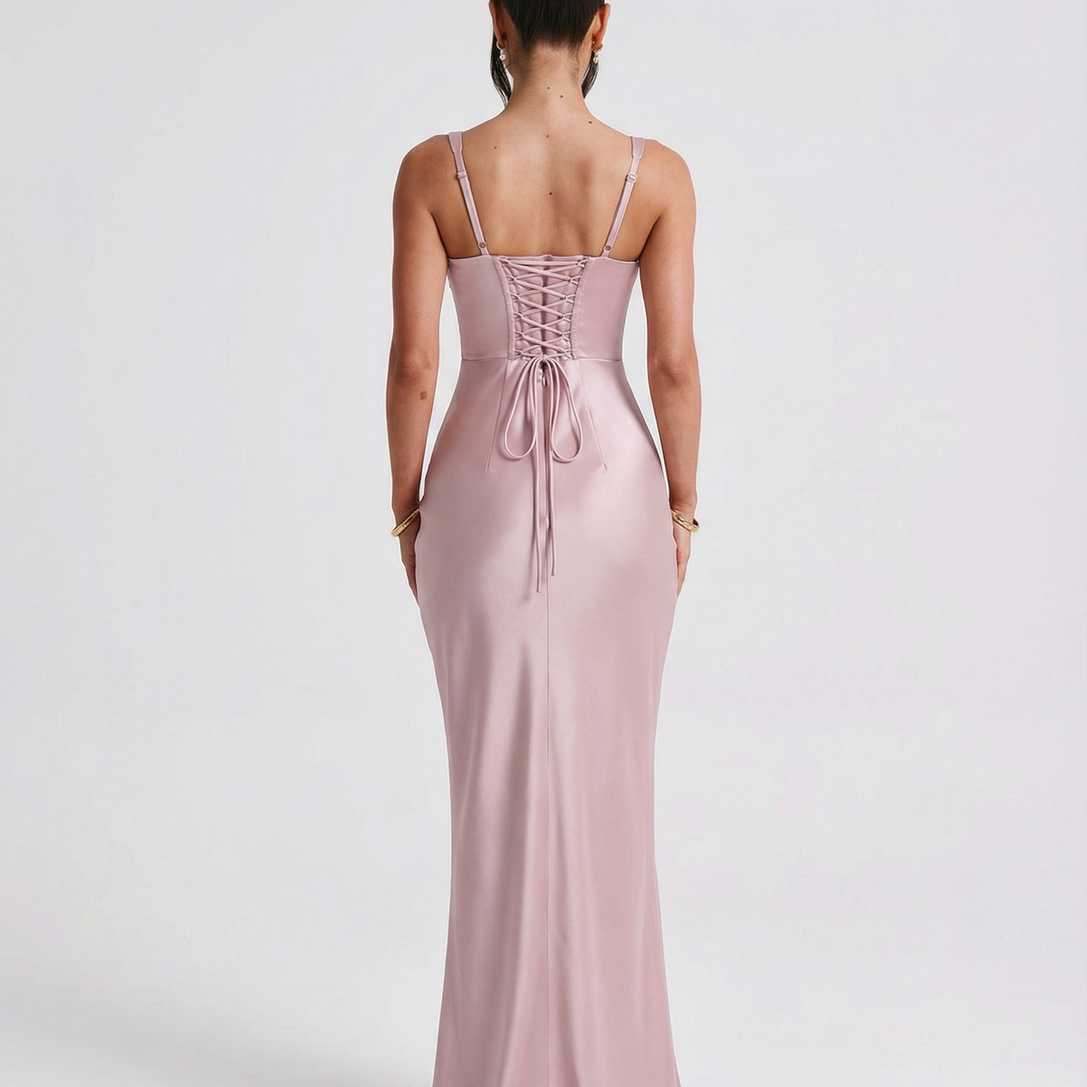 Genesis | Maxi Dress with Structured Corset Bodice