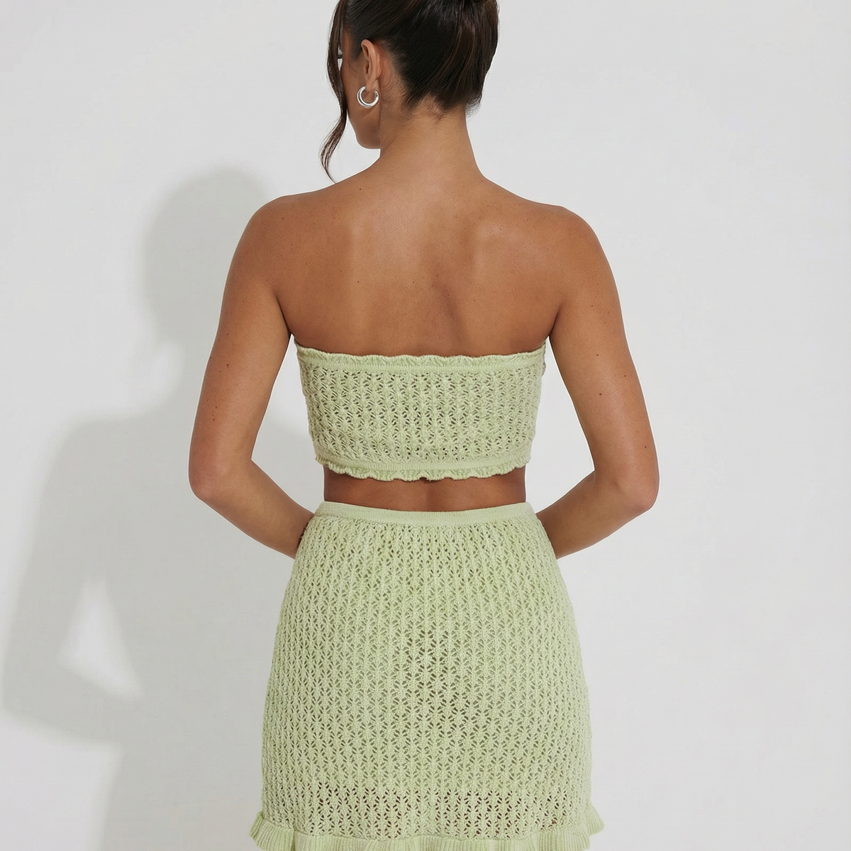 Mandy | Crochet Mini Skirt Set