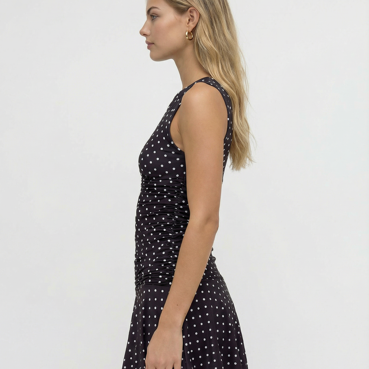 Susana | Polkadot Sleeveless Mini Dress