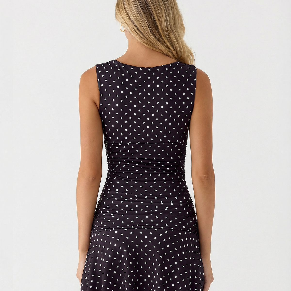 Susana | Polkadot Sleeveless Mini Dress