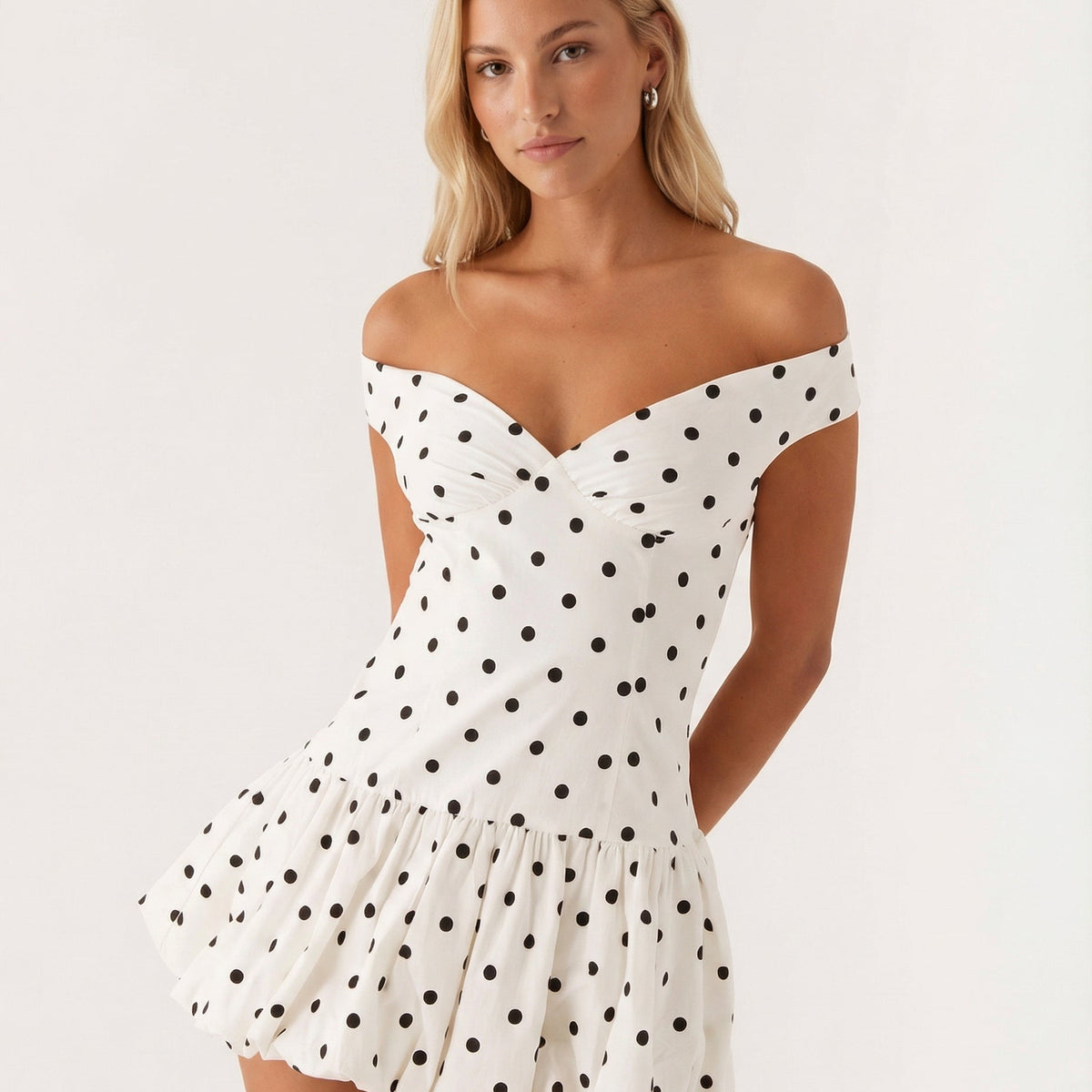 Cynthia | Off Shoulder Sleeveless Mini Dress