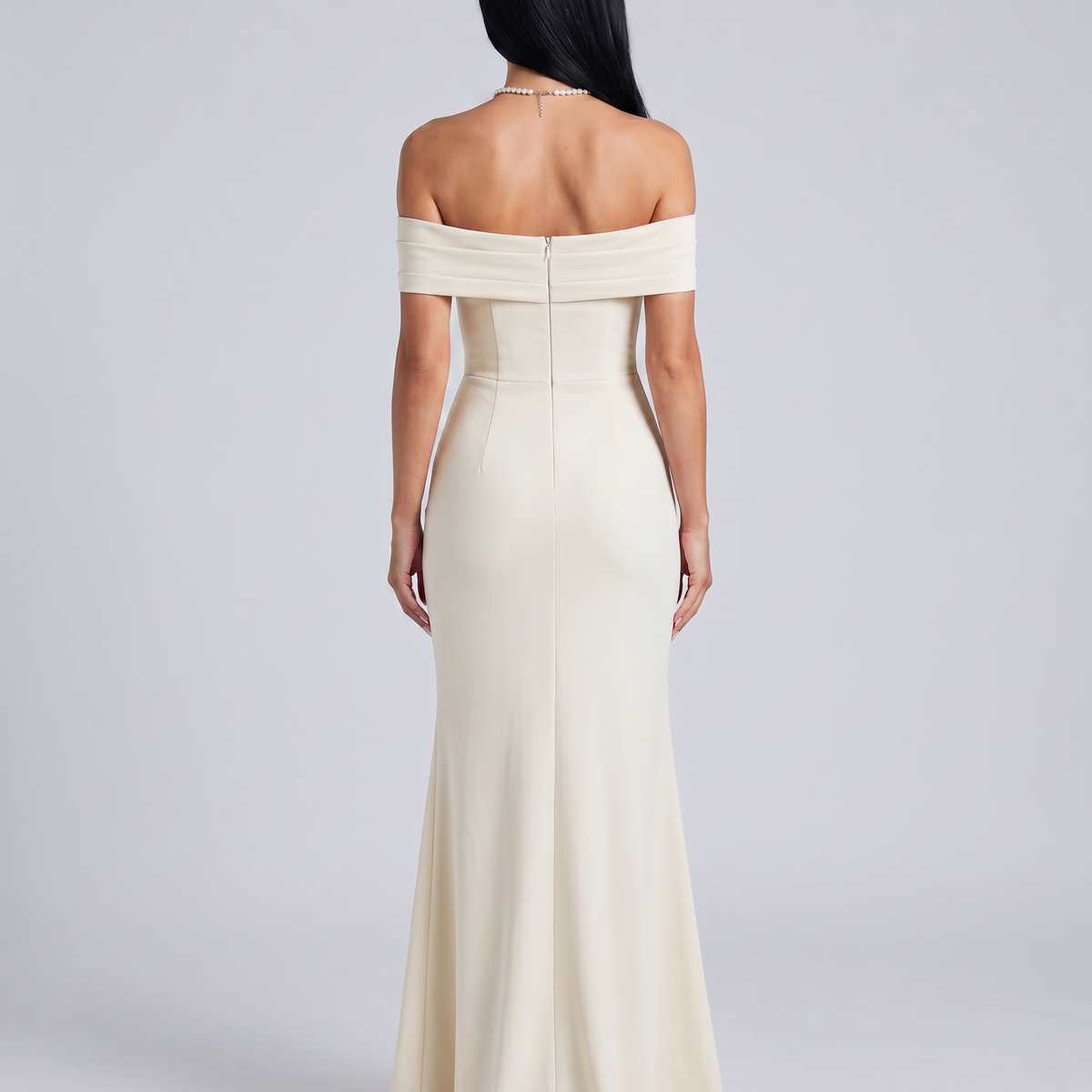Miriam | Maxi Dress with Off Shoulder and High Slit