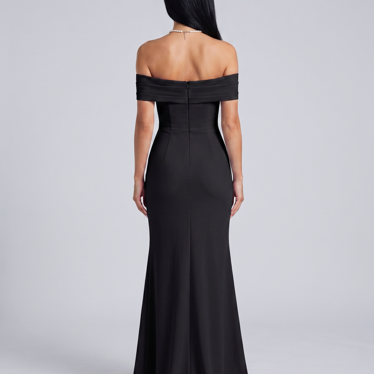 Miriam | Maxi Dress with Off Shoulder and High Slit