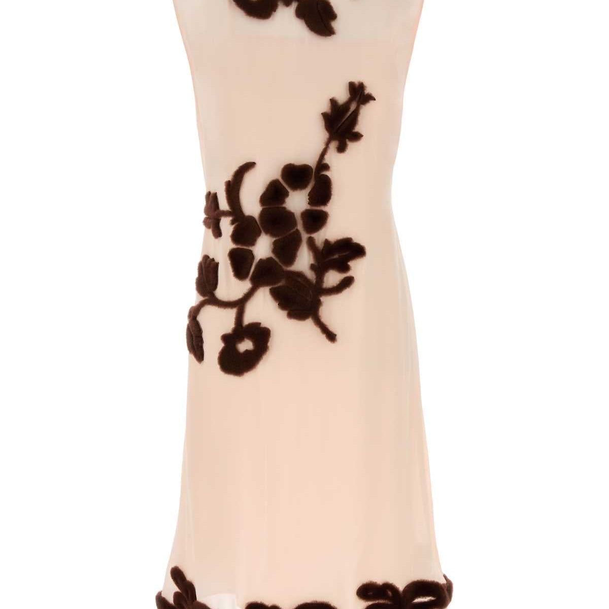 PRADA Chic Georgette Mini Dress