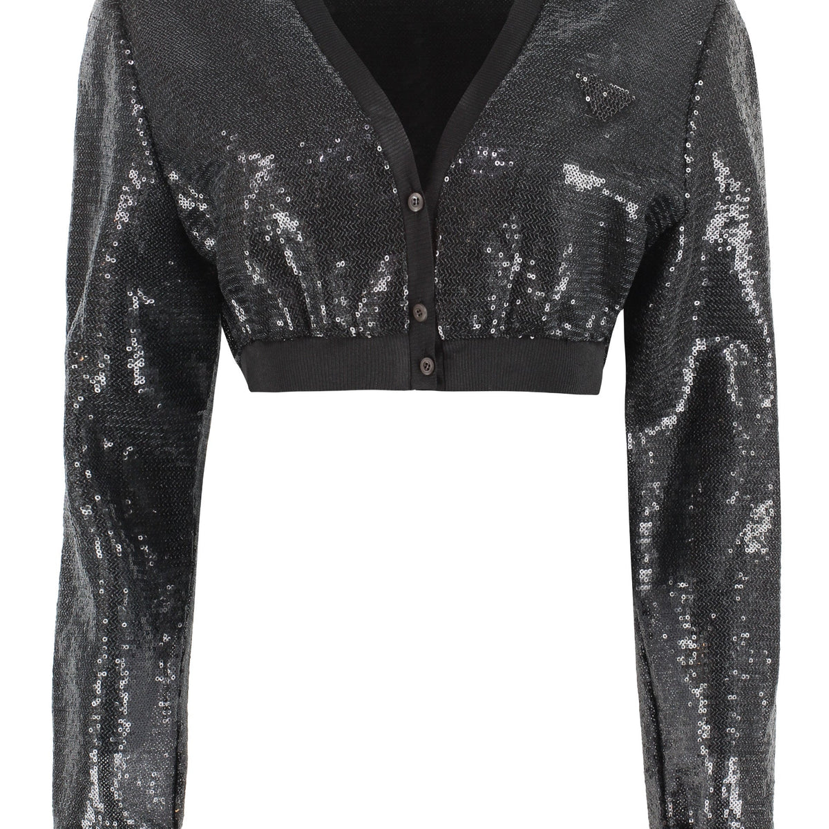 PRADA Mini Sequins Cardigan for Women