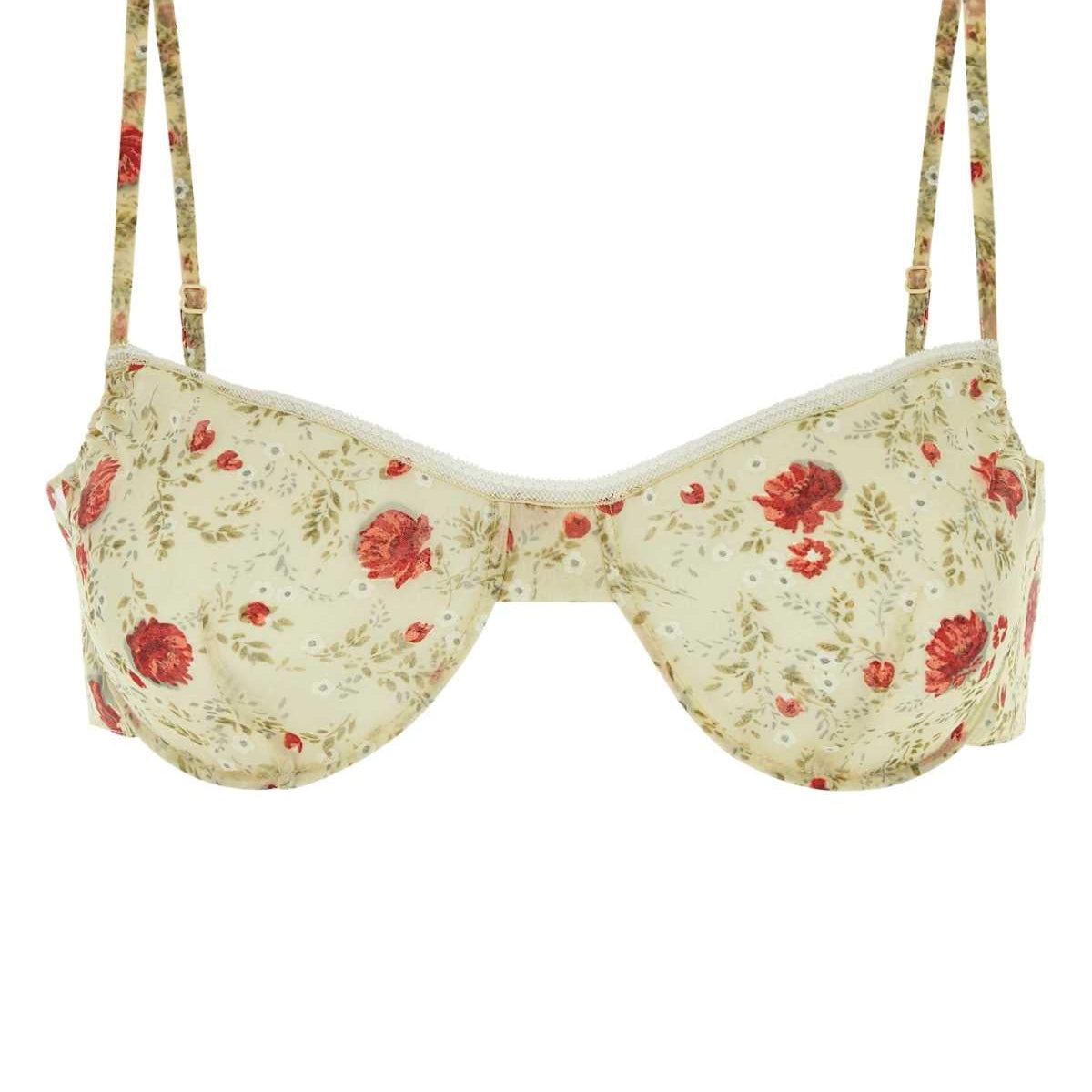 PRADA Floral Printed Crop Top