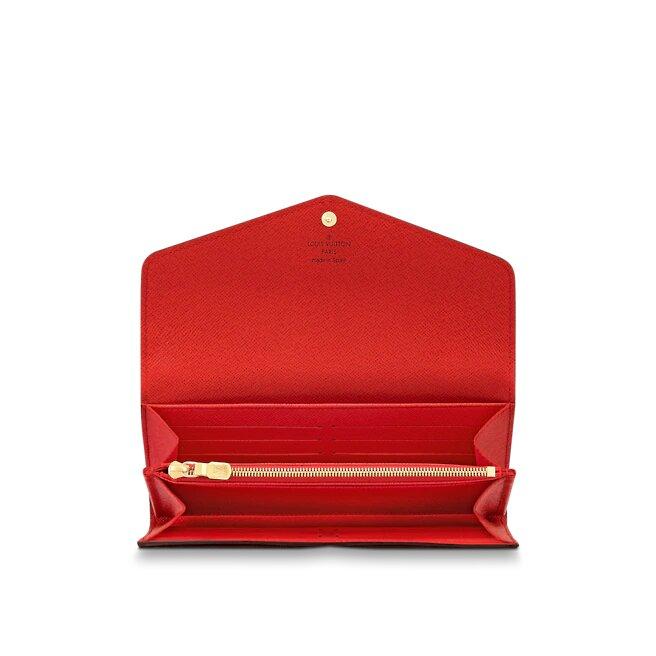 Louis Vuitton SARAH WALLET COQUELICOT RED