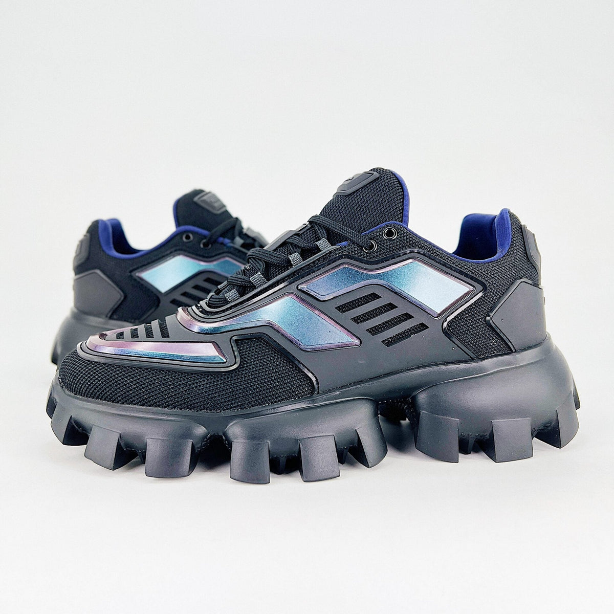 PR CLOUDBUST THUNDER LOW TOP SNEAKERS IN FABRIC IRIDESCENT