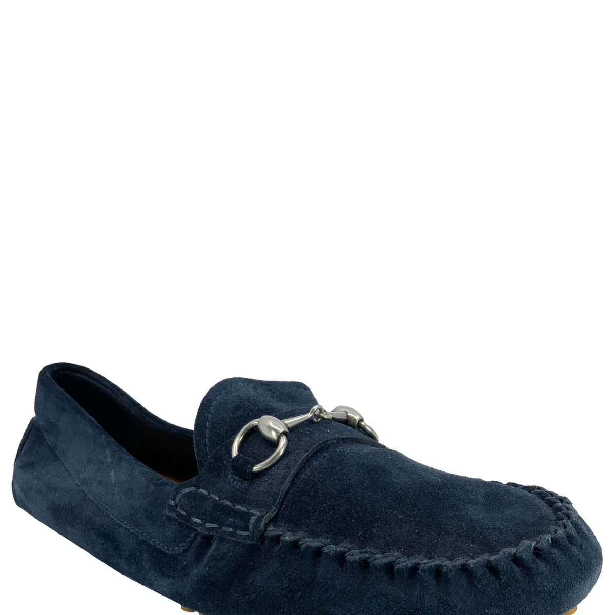Gucci Suede Horsebit Driver Loafers Size 8.5