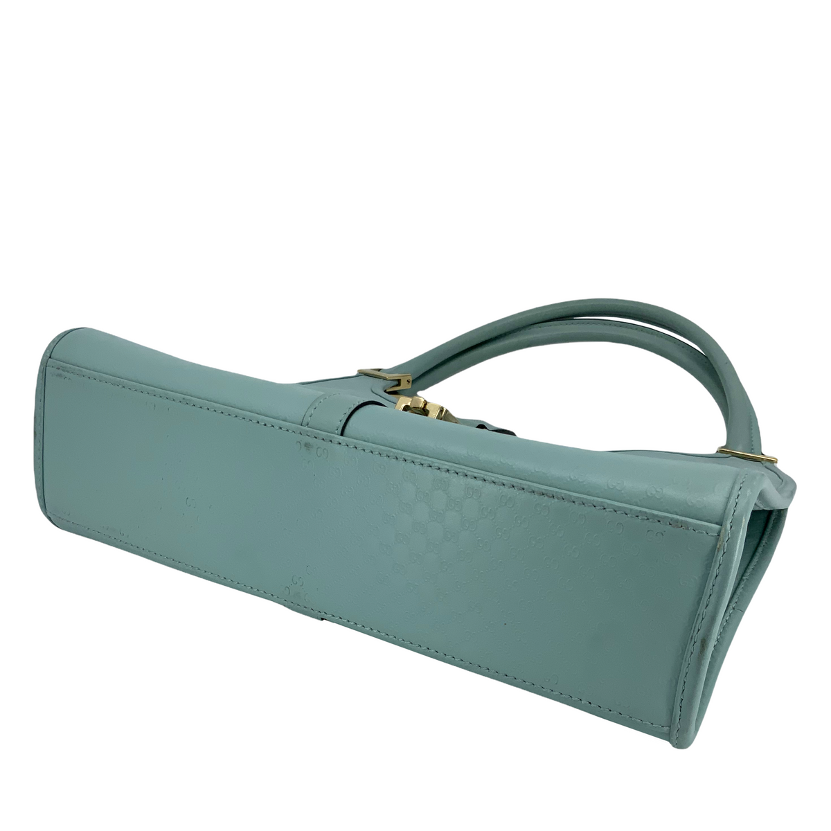 Gucci Vintage Micro GG Monogram Leather Bardot Bag