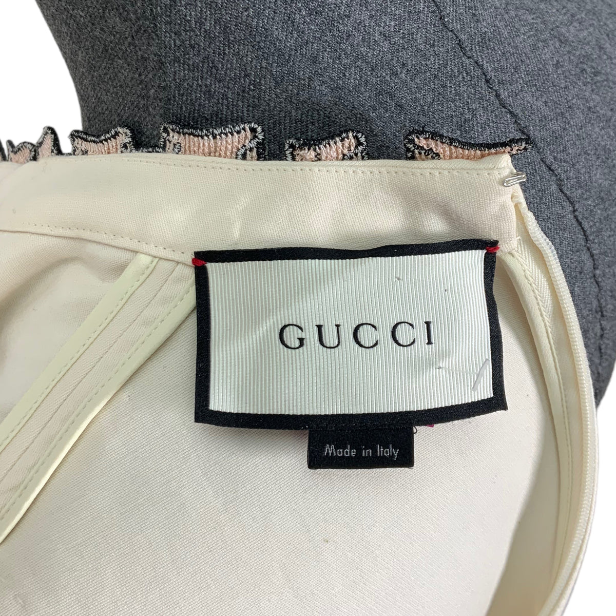 GUCCI Sequin Bow Sleeveless Dress Size S