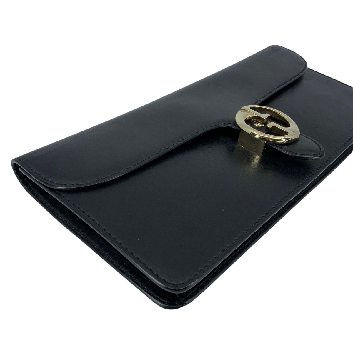 GUCCI Dollar Interlocking GG Large Clutch