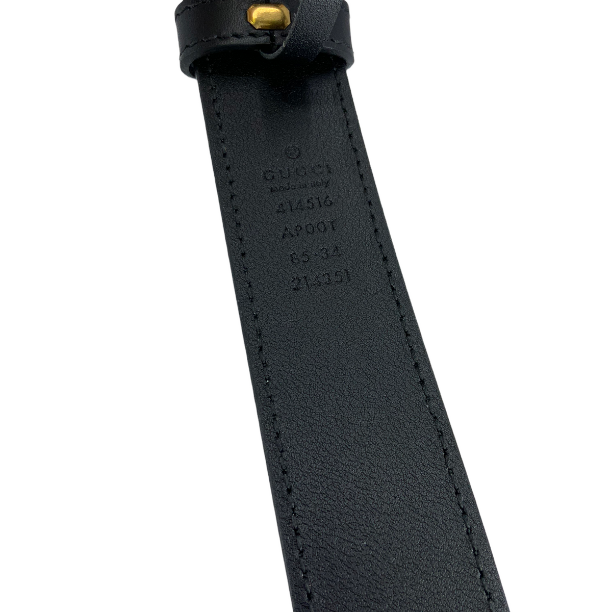GUCCI GG Marmont Leather Belt Size 85