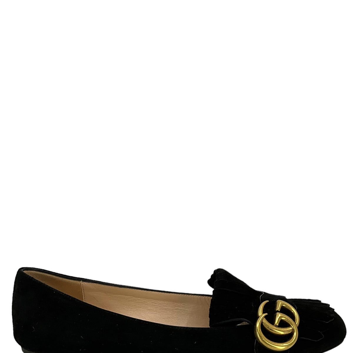 Gucci Marmont GG Suede Flats Size 7.5