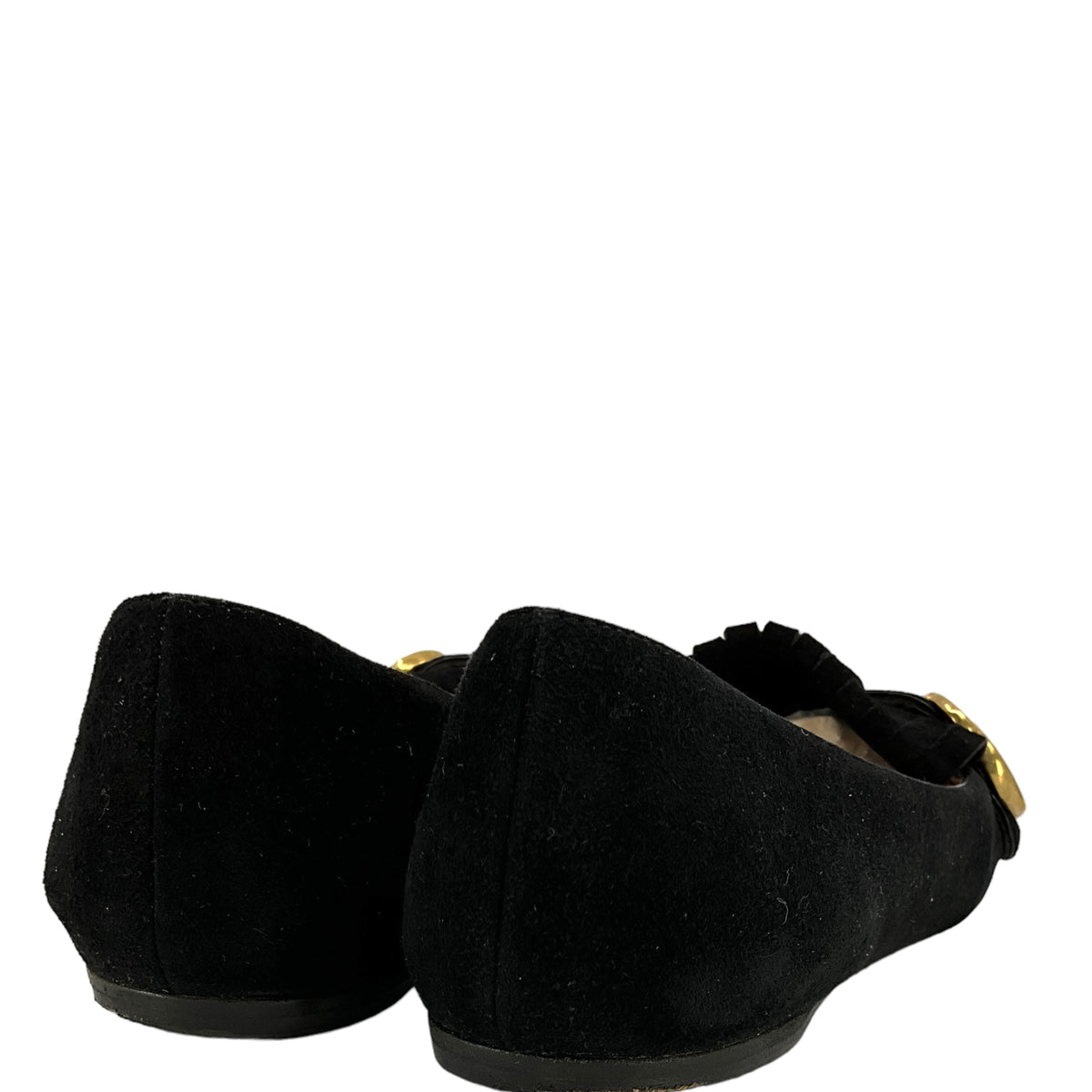 Gucci Marmont GG Suede Flats Size 7.5