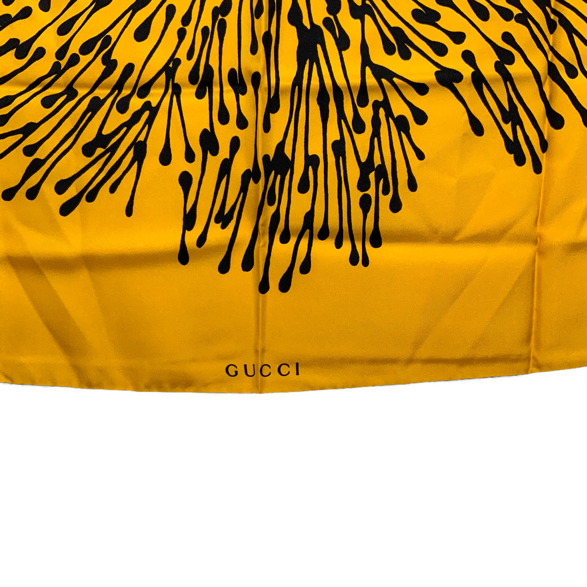 Gucci Dandelion Flower Silk Scarf 90