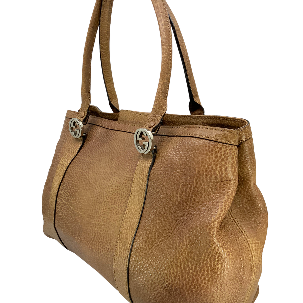 GUCCI Miss GG Leather Medium Tote Bag