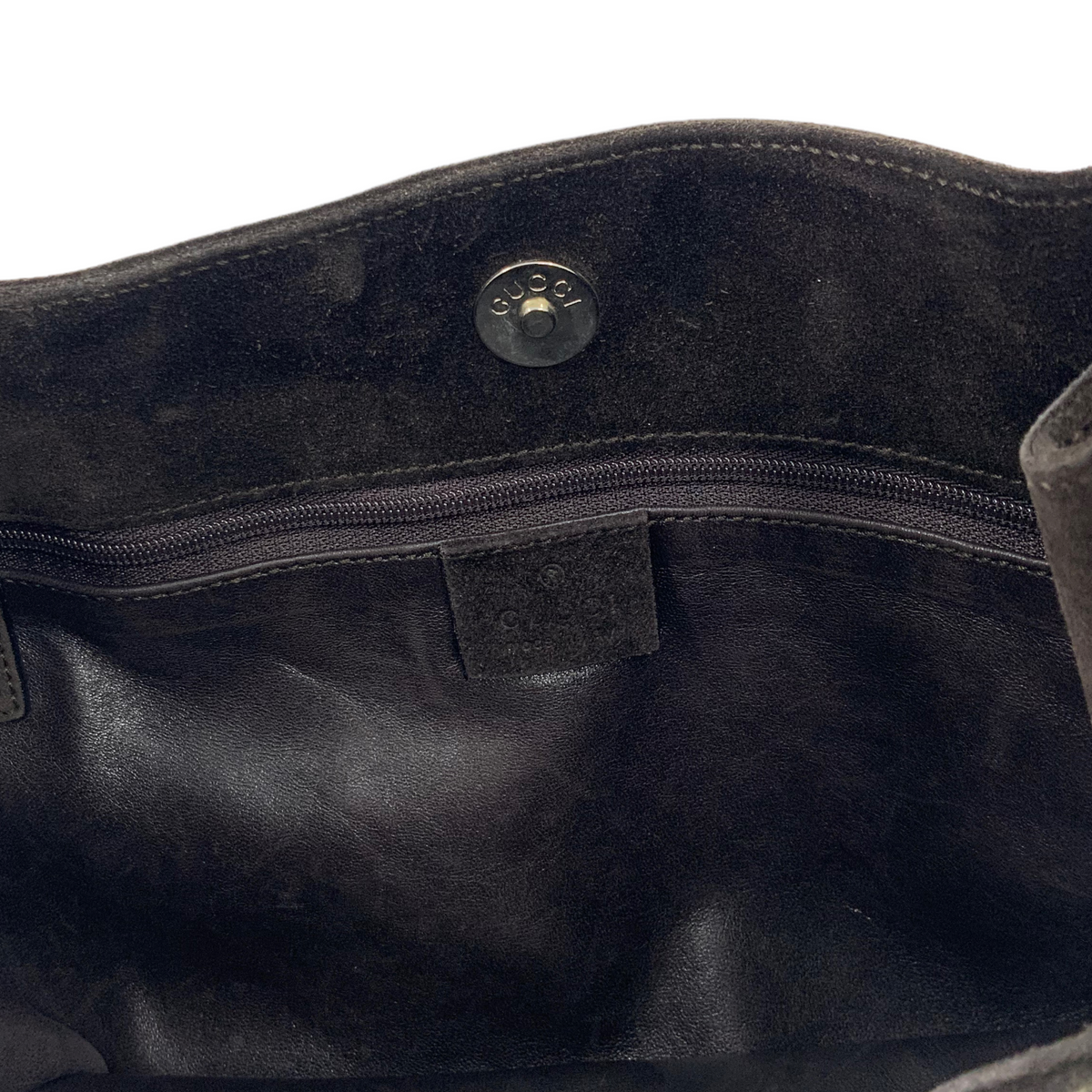 GUCCI Vintage Suede Hobo Bag