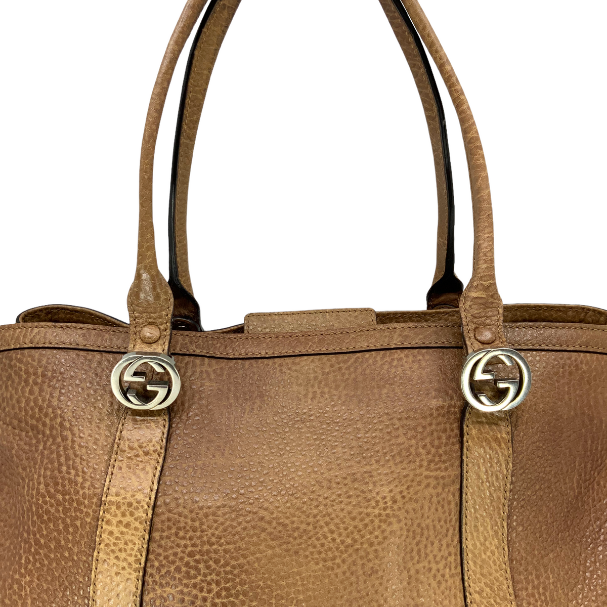 GUCCI Miss GG Leather Medium Tote Bag