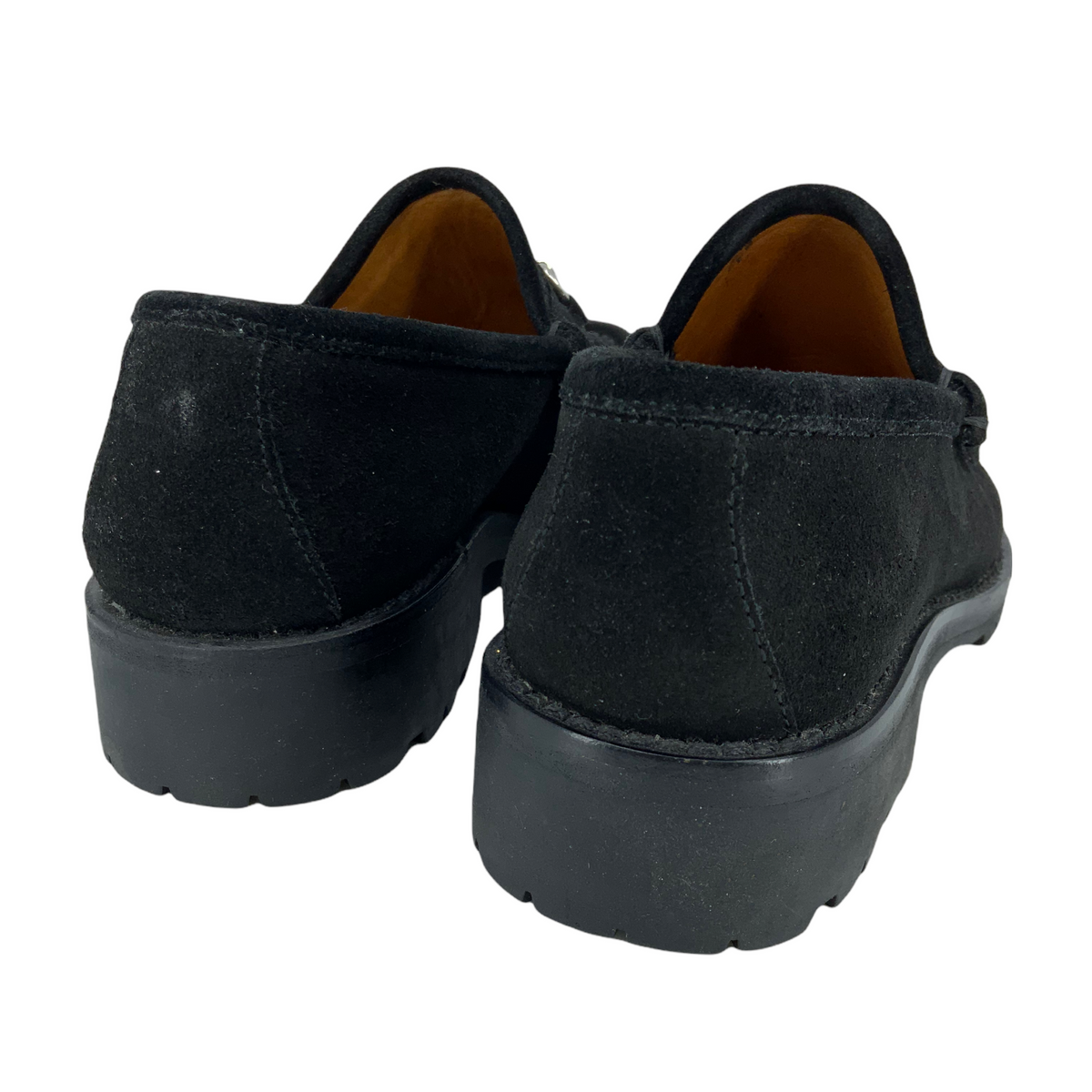 Gucci Classic Horsebit Suede Lug Sole Loafer Size 6.5