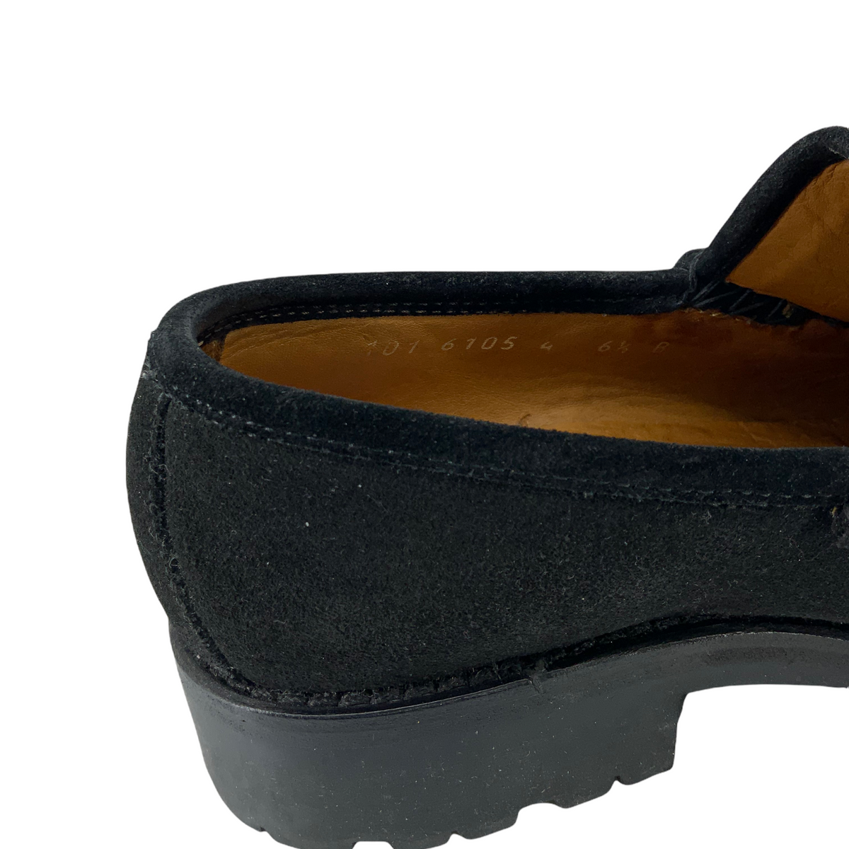 Gucci Classic Horsebit Suede Lug Sole Loafer Size 6.5